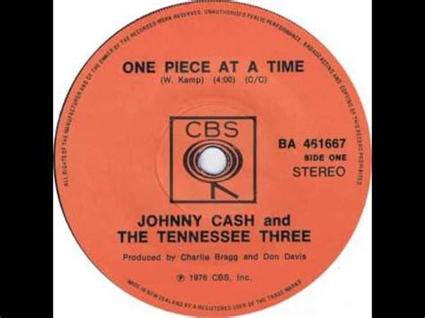 Johnny Cash And The Tennessee Three – One Piece At A Time (1976, Push-out Centre, Vinyl) - Discogs