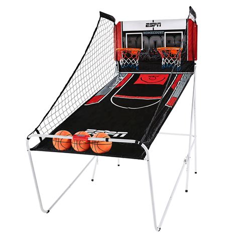 ESPN Indoor 2 Player Hoop Shooting Basketball Arcade Game w/ Scoreboard ...