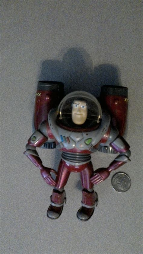 Red Buzz Lightyear action figure. Got it as a kid at a garage sale ...