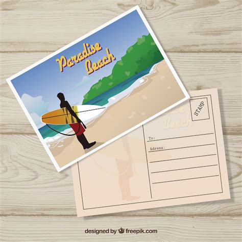 Travel Postcard Template