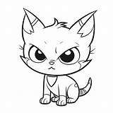 Warrior Cat Coloring Printable Free sketch template
