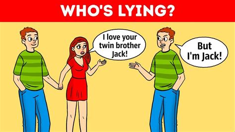 Who's Lying? 10 Detective Riddles To Workout Your Logic - YouTube