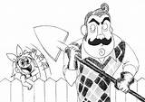 Printable Hello Neighbor Coloring Pages Pdf  Coloringfoldercom sketch template
