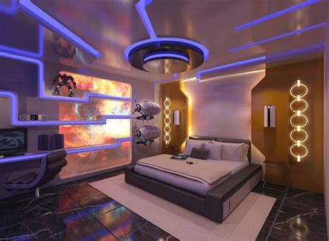 Futuristic Bedroom by Dannvanders on DeviantArt