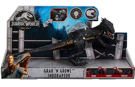 Jurassic World Fallen Kingdom Grab 'N Growl Indoraptor Action Figure [Lights Sounds ...