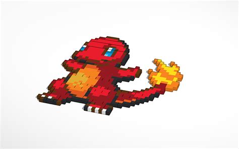 3D design Charmander - Tinkercad