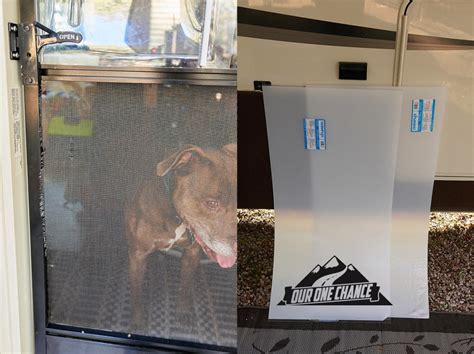 RV Screen Door Acrylic Plexiglass Retrofit – Removable Window - Our1Chance