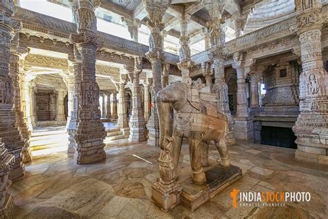 Dilwara Jain Temple At Mount Abu With Interior Stone Architecture ...