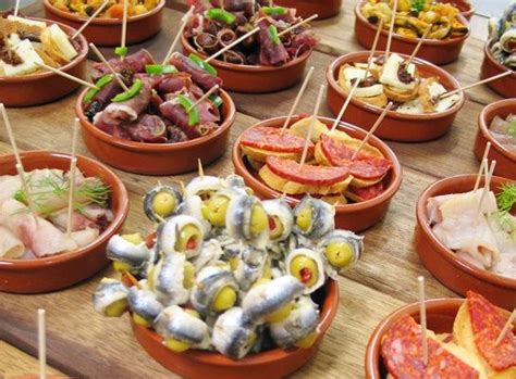 Several Tapas. | Wedding Inspiration | Tapas dishes, Tapas spain, Tapas recipes