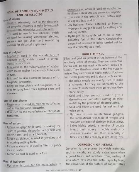 USES OF COMMON NON-METALS AND METALLOIDSuses of siliconsicon is extensi..