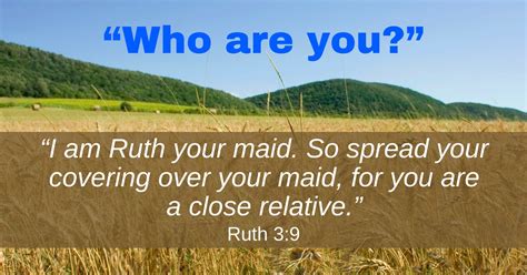 Daily Bible Verse | Marriage and Relationships | Ruth 3:9 (NASB)