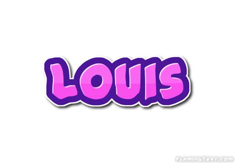 Louis Logotipo | Ferramenta de Design de Nome Grátis a partir de Texto ...