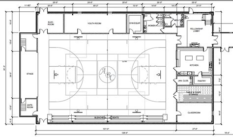 Gymn Floor Plan - Anchor Baptist Church