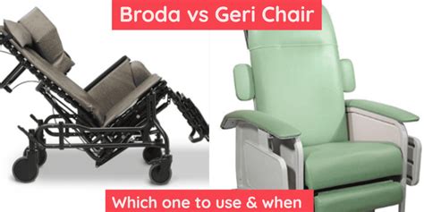 When to use a Broda Wheelchair vs a Geri Chair - Seniors Flourish