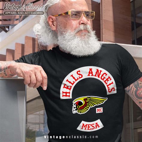 Hells Angels Mc Mesa Shirt - Vintagenclassic Tee