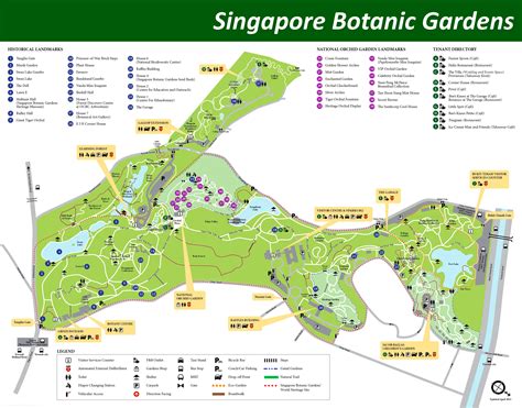 Singapore Botanic Gardens Map - Ontheworldmap.com