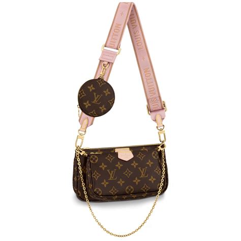 Louis Vuitton Multi Pochette Pink Or Greenhouse | semashow.com