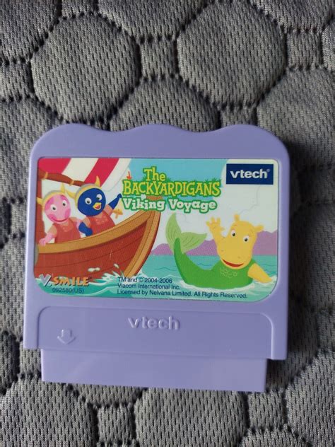 Vtech V.Smile BACKYARDIGANS Viking voyage game cartridge only tested | eBay