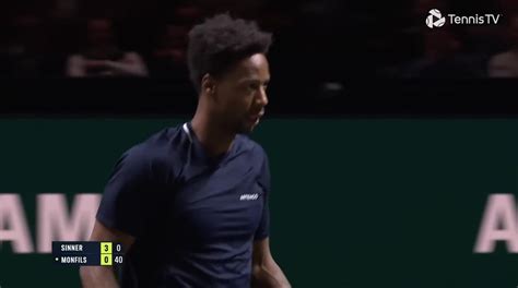 Sizzling Showdown: Jannik Sinner vs Gael Monfils Highlights | Rotterdam ...