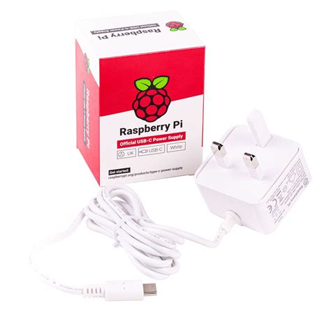 Official UK Raspberry Pi 4 Power Supply (5.1V 3A) | The Pi Hut