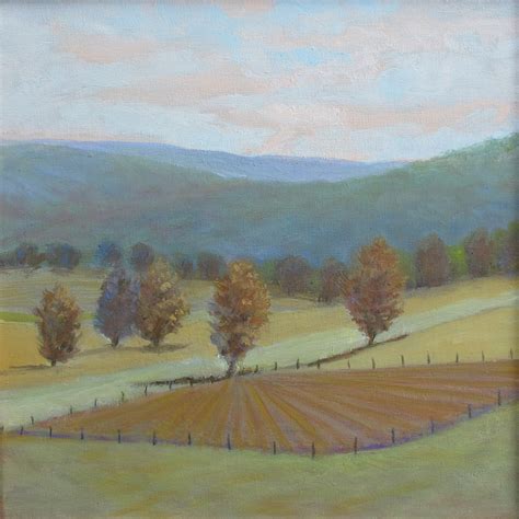 Meg West Oil Paintings: The Fall Corn Field