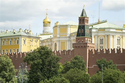 Complex of Buildings of the Moscow Kremlin Stock Photo - Image of ...