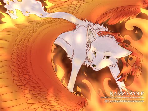 Elemental Fire Wolf