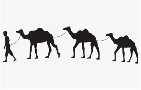 Camel Caravan Silhouette Png - Camel Caravan Clipart , Free Transparent Clipart - ClipartKey