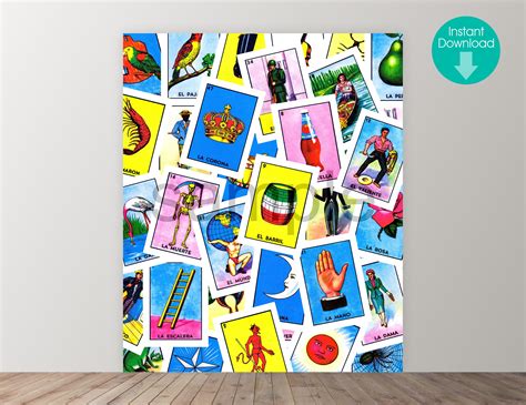 Loteria Card Background - Printable Cards