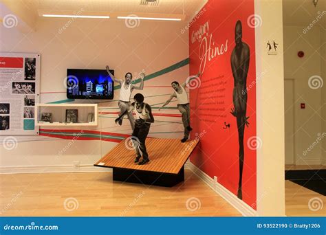 Large Wall with Exhibit in Timeline of Gregory Hines Dance Career ...