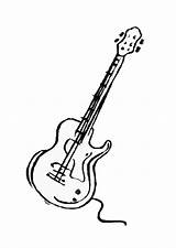 Coloring Pages  Electric Guitar Coloring sketch template