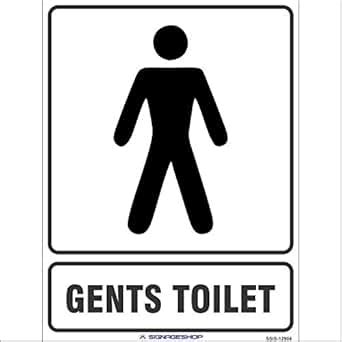 Gents Toilet Signs Printable In A4 Size