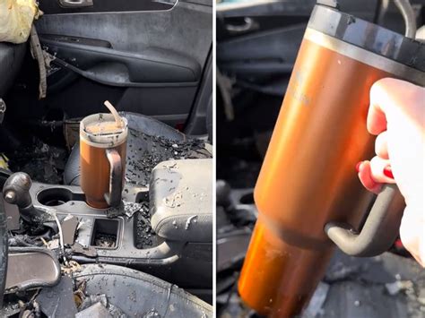 Woman Goes Viral After Stanley Cup Survived Car Fire, Company Offers to ...