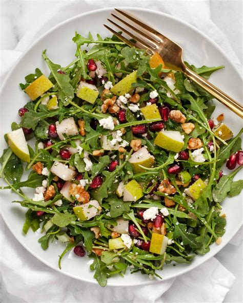 Pear Pomegranate Arugula Salad | Last Ingredient