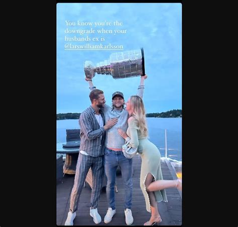 IN PHOTOS: Alex Wennberg and his wife Felicia join William Karlsson's ...