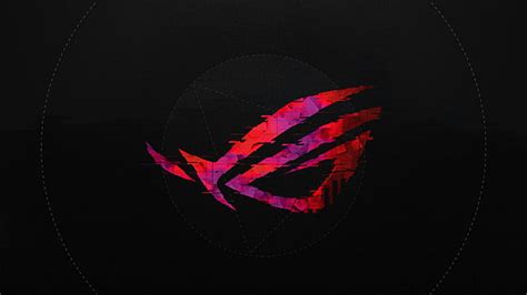 Online crop | HD wallpaper: Asus ROG Neon Logo 4K | Wallpaper Flare