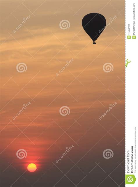 Morning Sunrise at Bagan City, Thousands of Pagodas. Stock Image ...