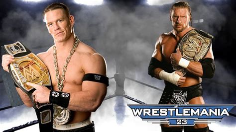 The Original Plans For WrestleMania 23, Including Triple H vs John Cena ...