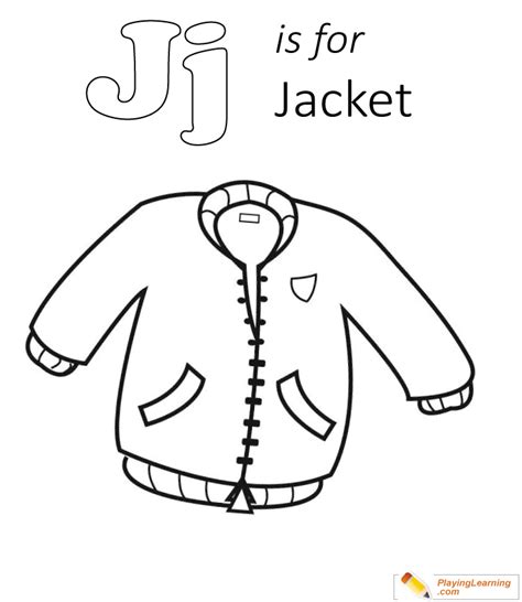 Jacket Coloring Page