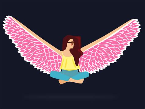 Flying Girl by Alia Alsayed on Dribbble