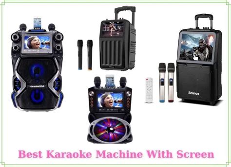 Top-rated 10 Best Karaoke Machine with Screen