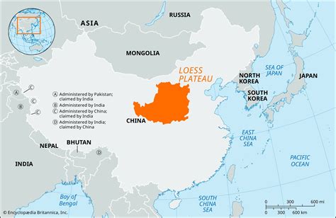 Loess Plateau | China, Map, Location, & Facts | Britannica