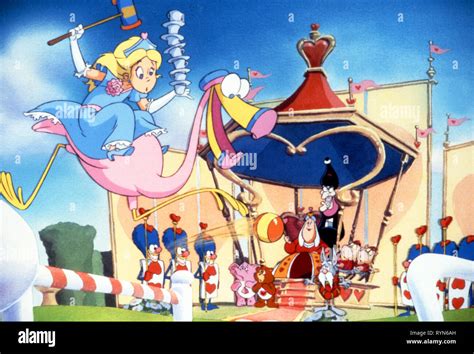 ALICE,FLAMINGO, THE CARE BEARS ADVENTURE IN WONDERLAND, 1987 Stock ...