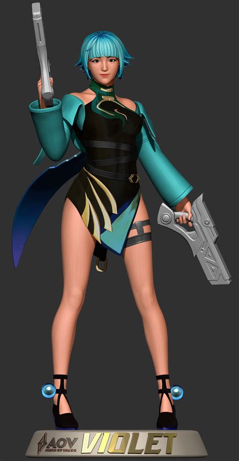 ArtStation - VIOLET - Arena Of Valor 3D Character