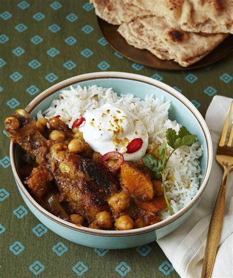 Curry Chicken Drumsticks With Chickpeas • tarateaspoon