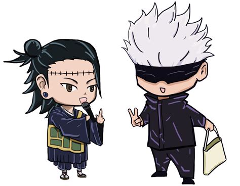 Chibi Gojo and Geto by me (beginner artist, first time doing chibi) : r/JuJutsuKaisen