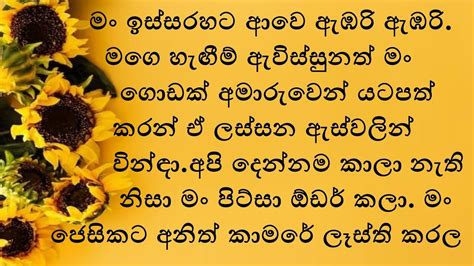 මැණිකක් මෙන් රැකි ආදරේ - lussy's short stories | ketikatha | novels ...