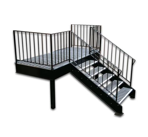 Stair Treads | Galvanized Steel Grating | Therm-Omega-Tech, Inc. utilizes SlipNOT® galvanized ...