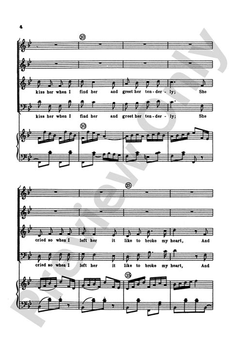 The Yellow Rose of Texas: SATB Choral Octavo - Digital Sheet Music Download