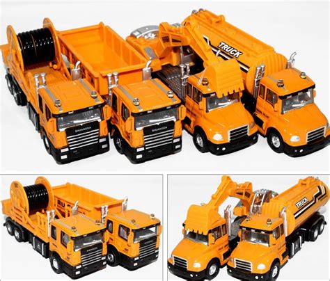 Specials Diecast cars, 1:50 alloy construction vehicles, trucks, mixer ...